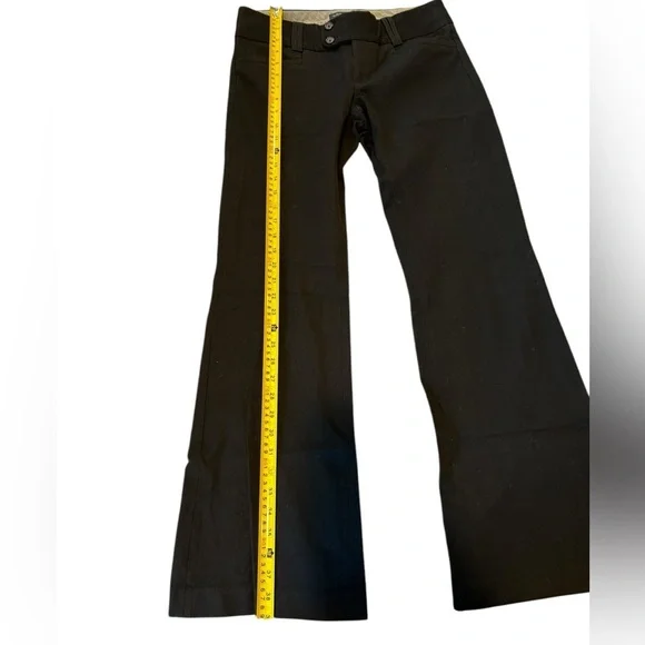Banana Republic sz 6 The Sloan Fit Pants Flat front  black stretchy - Picture 11 of 12